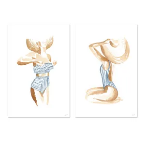 Breezy Beach Babe, Set Of 2 by Gioia Wall Art, a Prints for sale on Style Sourcebook