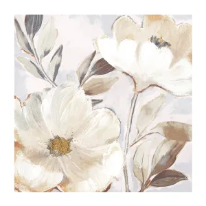 Whisper White Florals, Style A by Gioia Wall Art, a Prints for sale on Style Sourcebook