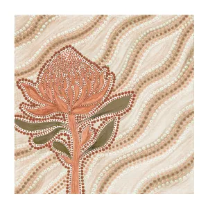 Warratah Flame, Peach Tone by Gioia Wall Art, a Prints for sale on Style Sourcebook