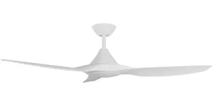 Calibo Smart CloudFan 52" (1300mm) ABS DC Ceiling Fan with 20W CCT LED Light and Remote White by Calibo, a Ceiling Fans for sale on Style Sourcebook
