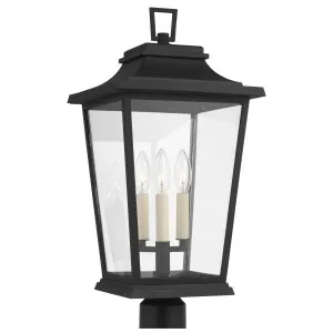 Sean Lavin Warren Exterior Post Lantern by Visual Comfort Studio Black by Visual Comfort & Co - Studio, a Outdoor Lighting for sale on Style Sourcebook