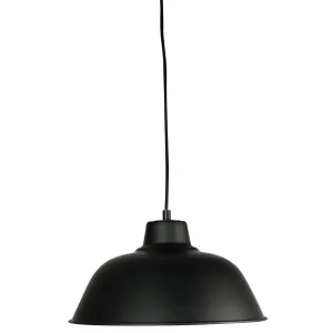 Oriel Lighting Forge 300mm Pendant Black by Oriel Lighting, a Pendant Lighting for sale on Style Sourcebook