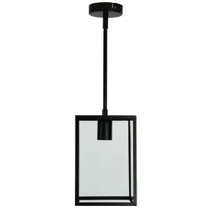Oriel Lighting Eaton Boxey Pendant Black by Oriel Lighting, a Pendant Lighting for sale on Style Sourcebook