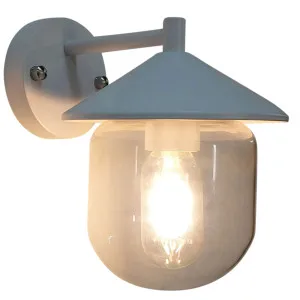 Oriel Lighting Monza Exterior Wall Light White by Oriel Lighting, a Outdoor Lighting for sale on Style Sourcebook