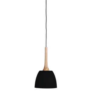 Oriel Lighting Malt 220mm Pendant Black by Oriel Lighting, a Pendant Lighting for sale on Style Sourcebook