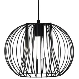 Oriel Lighting Malo Small Spherical Wire Pendant Black by Oriel Lighting, a Pendant Lighting for sale on Style Sourcebook