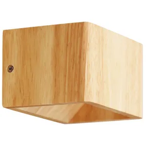 Oriel Lighting Vidar LED Wall Light Timber Wood by Oriel Lighting, a Outdoor Lighting for sale on Style Sourcebook