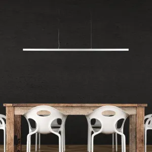 Oriel Lighting Shard 1500mm Slimline LED Pendant White by Oriel Lighting, a Pendant Lighting for sale on Style Sourcebook