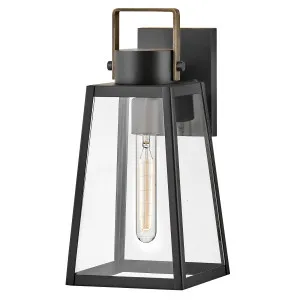 Hinkley Hugh Small Exterior Wall Light by Lark Black by Hinkley, a Outdoor Lighting for sale on Style Sourcebook