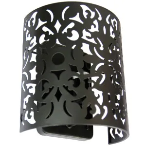 Oriel Lighting Vicky Wall Light Black by Oriel Lighting, a Outdoor Lighting for sale on Style Sourcebook
