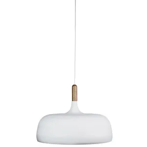 Oriel Lighting Malt 480mm Pendant White by Oriel Lighting, a Pendant Lighting for sale on Style Sourcebook