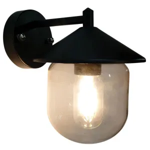 Oriel Lighting Monza Exterior Wall Light Black by Oriel Lighting, a Outdoor Lighting for sale on Style Sourcebook