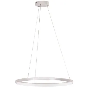 Oriel Lighting Nebula 600mm Halo-Ring LED Pendant White by Oriel Lighting, a Pendant Lighting for sale on Style Sourcebook