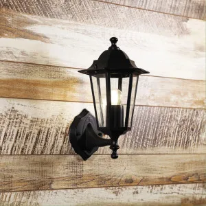 Oriel Lighting Ascot Upward-Facing Wall Light Black by Oriel Lighting, a Outdoor Lighting for sale on Style Sourcebook