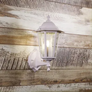 Oriel Lighting Ascot Upward-Facing Wall Light White by Oriel Lighting, a Outdoor Lighting for sale on Style Sourcebook