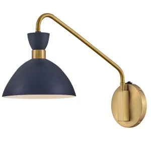 Hinkley Simon Wall Light by Lark Matte Navy by Hinkley, a Outdoor Lighting for sale on Style Sourcebook