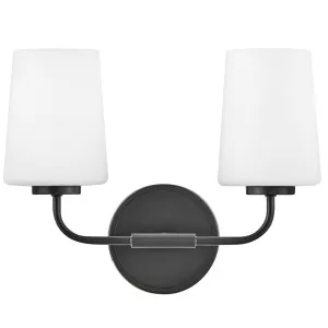 Hinkley Kline 2 Light Wall Sconce by Lark Black by Hinkley, a Outdoor Lighting for sale on Style Sourcebook