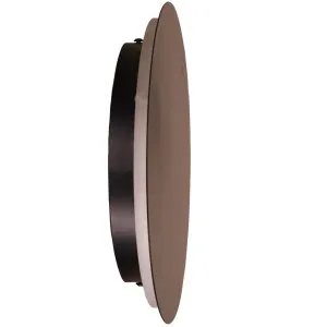 Oriel Lighting Dot 260mm Tricolour LED Wall Light Black by Oriel Lighting, a Outdoor Lighting for sale on Style Sourcebook