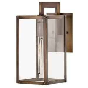 Hinkley Max Small Exterior Wall Light Burnished Bronze by Hinkley, a Outdoor Lighting for sale on Style Sourcebook