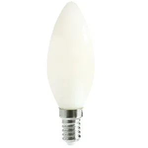 CLA E14 LED Dimmable Frosted Candle Globe Warm white by Compact Lamps Australia, a Spotlights for sale on Style Sourcebook