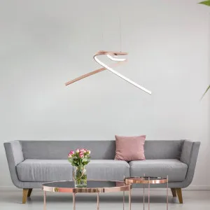 Eglo Palozza LED Pendant Rose Gold by Eglo, a Pendant Lighting for sale on Style Sourcebook