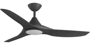 Calibo Smart CloudFan 48"(1220mm) ABS DC Ceiling Fan with 20W CCT LED Light and Remote Black by Calibo, a Ceiling Fans for sale on Style Sourcebook