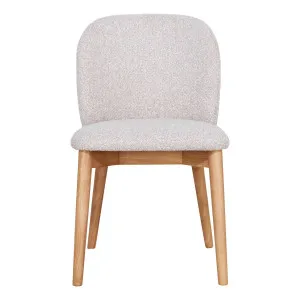 Doma Dining Chair in Cobble Linen / Clear by OzDesignFurniture, a Dining Chairs for sale on Style Sourcebook