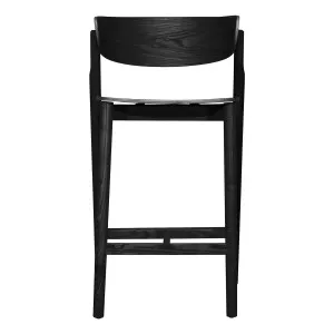 Crosby Bar Chair in Ash Black by OzDesignFurniture, a Bar Stools for sale on Style Sourcebook