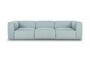 Linden Fabric 4 Seat Sofa, Dark Grey, by Lounge Lovers by Lounge Lovers, a Sofas for sale on Style Sourcebook