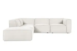 Linden Fabric Left Corner Sofa, Dark Grey, by Lounge Lovers by Lounge Lovers, a Sofas for sale on Style Sourcebook