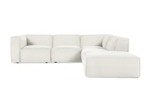 Linden Fabric Right Corner Sofa, Dark Grey, by Lounge Lovers by Lounge Lovers, a Sofas for sale on Style Sourcebook