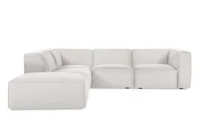 Linden Fabric Left Corner Sofa, Dark Grey, by Lounge Lovers by Lounge Lovers, a Sofas for sale on Style Sourcebook
