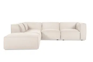 Linden Fabric Left Corner Sofa, Dark Grey, by Lounge Lovers by Lounge Lovers, a Sofas for sale on Style Sourcebook