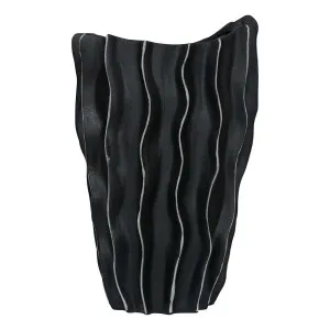 Minka Vase 26x41cm in Black by OzDesignFurniture, a Vases & Jars for sale on Style Sourcebook