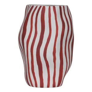 Raven Vase 20x30cm in Red / White by OZ Design, a Vases & Jars for sale on Style Sourcebook