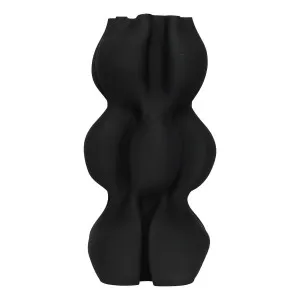 Zuri Vase 26x48cm in Black by OZ Design, a Vases & Jars for sale on Style Sourcebook
