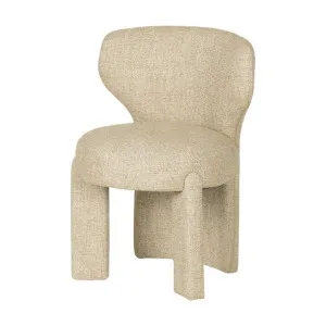 Cory Fabric Dining Chair - Pale Beige by Interior Secrets - AfterPay Available by Interior Secrets, a Dining Chairs for sale on Style Sourcebook