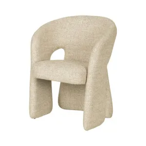 Undine Fabric Dining Chair - Pale Beige by Interior Secrets - AfterPay Available by Interior Secrets, a Dining Chairs for sale on Style Sourcebook