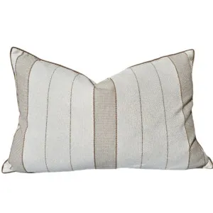 Autumn Haven Cushion 40x60cm Lumbar - Striped Earthy Tone by null, a Cushions, Decorative Pillows for sale on Style Sourcebook