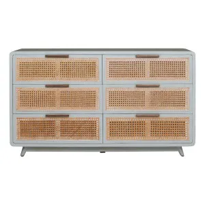 Willow Dresser in Mangowood Grey / Rattan by OZ Design, a Dressers & Chests of Drawers for sale on Style Sourcebook