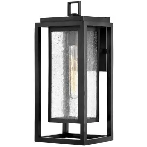 Hinkley Republic 1 Light Medium Wall Mount Lantern Black by Hinkley, a Wall Lighting for sale on Style Sourcebook
