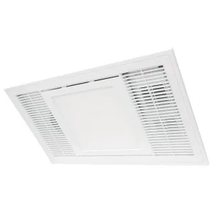 Ventair Madrid 3 in 1 Bathroom Heater with Exhaust Fan and Light White by Ventair, a Exhaust Fans for sale on Style Sourcebook
