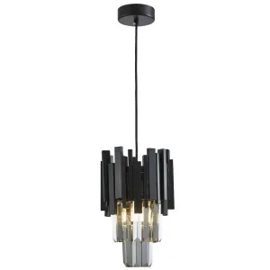 Nora Living Grenia 1 Light Pendant Matt Black by Nora Living, a Pendant Lighting for sale on Style Sourcebook