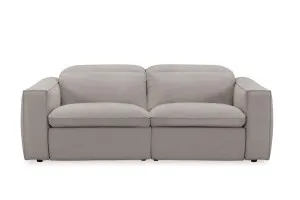 Abode Fabric 3 Seat Recliner Sofa, Grey, by Lounge Lovers by Lounge Lovers, a Sofas for sale on Style Sourcebook