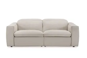 Abode Fabric 3 Seat Recliner Sofa, Grey, by Lounge Lovers by Lounge Lovers, a Sofas for sale on Style Sourcebook
