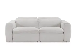 Abode Fabric 3 Seat Recliner Sofa, Grey, by Lounge Lovers by Lounge Lovers, a Sofas for sale on Style Sourcebook