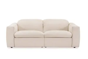 Abode Fabric 3 Seat Recliner Sofa, Sienna Natural, by Lounge Lovers by Lounge Lovers, a Sofas for sale on Style Sourcebook