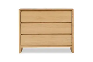 Hallie Chest of 3 Drawers, Oak, by Lounge Lovers by Lounge Lovers, a Dressers & Chests of Drawers for sale on Style Sourcebook