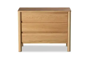 Ollie Chest of 3 Drawers, Oak, by Lounge Lovers by Lounge Lovers, a Dressers & Chests of Drawers for sale on Style Sourcebook