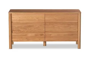 Ollie Chest of 6 Drawers, Oak, by Lounge Lovers by Lounge Lovers, a Dressers & Chests of Drawers for sale on Style Sourcebook